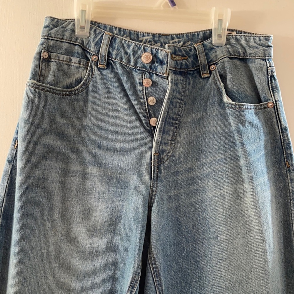 FREE PEOPLE Wide Legged Jeans